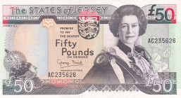 Jersey, 50 Pounds, 1993, UNC, p24a
Estimate: USD 300-600