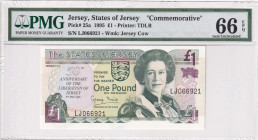 Jersey, 1 Pound, 1995, UNC, p25a
Estimate: USD 25-50