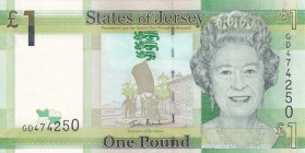 Jersey, 1 Pound, 2010, UNC, p32a
Estimate: USD 5-10