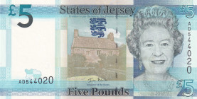 Jersey, 5 Pounds, 2010, UNC, p33
Estimate: USD 15-30