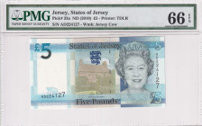 Jersey, 5 Pounds, 2010, UNC, p33a
Estimate: USD 25-50