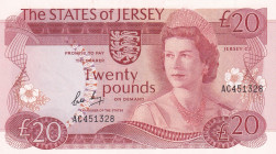 Jersey, 20 Pounds, 1976, UNC, p14b
Estimate: USD 400-800