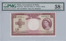 Malta, 1 Dollar, 1954, AUNC, p24b
Estimate: USD 120-240