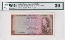 Malta, 1 Pound, 1949, VF, p26a
Estimate: USD 75-150
