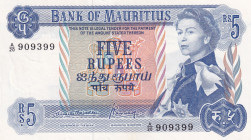 Mauritius, 5 Rupees, 1967, UNC, p30b
Estimate: USD 60-120