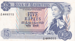 Mauritius, 5 Rupees, 1967, UNC, p30c
Estimate: USD 20-40