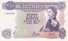 Mauritius, 50 Rupees, 1967, UNC, p33c
Estimate: USD 150-300