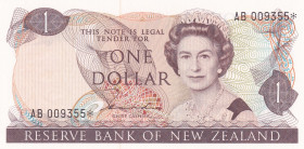 New Zealand, 1 Dollar, 1981/85, UNC, p169ar, REPLACEMENT
Estimate: USD 45-90