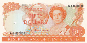 New Zealand, 50 Dollars, 1983, UNC, p174as, SPECIMEN
Estimate: USD 1500-3000
