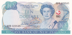 New Zealand, 10 Dollars, 1990, UNC, p176
Estimate: USD 25-50