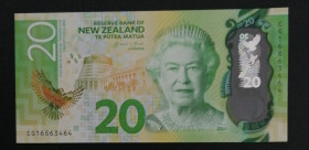 New Zealand, 20 Dollars, 2016, UNC, P193
Estimate: USD 25-50