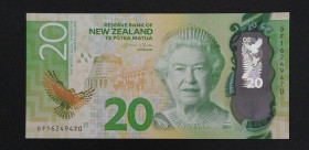 New Zealand, 20 Dollars, 2016, UNC, p193
Estimate: USD 25-50