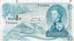 Seychelles, 10 Rupees, 1974, FINE, p15b
Estimate: USD 50-100