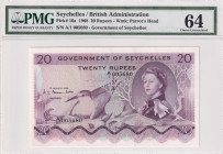 Seychelles, 20 Rupees, 1968, UNC, p16a
Estimate: USD 800-1600