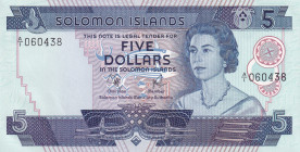 Solomon Islands, 5 Dollars, 1977, UNC, p6a
Estimate: USD 40-80