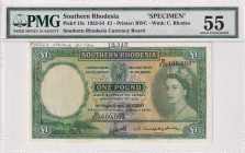 Southern Rhodesia, 1 Pound, 1952, AUNC, p13s, SPECIMEN
Estimate: USD 1500-3000