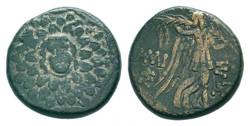 PONTUS.Amisos.Circa 105-63 BC. Bronze.Aegis with Gorgon's head at center / AΜΙΣΟ...