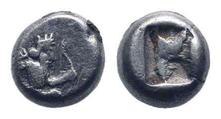 ACHAEMENID EMPIRE. Time of Xerxes II to Artaxerxes II.Circa 420-375 BC.AR 1/3 Si...