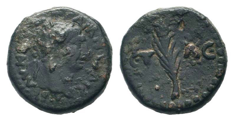 ASIA MINOR. Uncertain. Trajan.117-138 AD. AE Bronze.ΑΥ ΝƐΡΒΑ ΤΡΑΙΑΝⲰ ΚΑΙϹΑΡΙ, la...