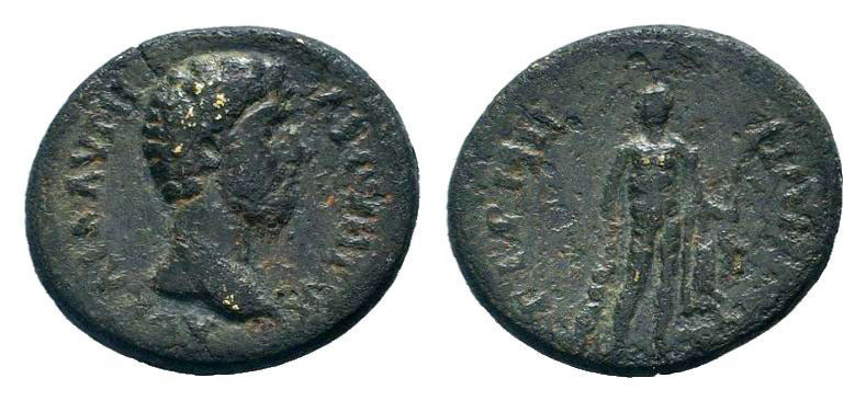 MYSIA.Germe. Lucius Verus.139-161 AD.AE Bronze.ΑV ΚΑΙ Λ ΑVΡΗΛΙ ΟVΗΡΟϹ, Bare head...