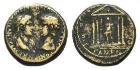 MYSIA, Pergamum. Nero. 50-54 AD.AE Bronze.ΑΓΡΙΠΠΙΝΑΝ ϹƐΒΑϹΤΗΝ ΝƐΡΩΝΑ ϹƐΒΑϹΤΟΝ, draped bust of Agrippina II facing bare head of Nero / 	ΘƐΟΝ ϹƐΒΑϹΤΟΝ Π...