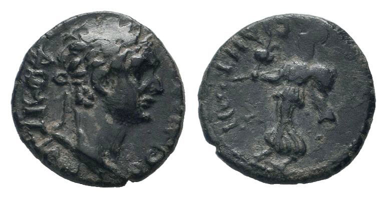 PAMPHYLIA.Side.Domitian.81-96. AD.AE Bronze.ΔΟΜΙΤΙΑΝΟϹ ΚΑΙϹΑΡ, laureate head of ...