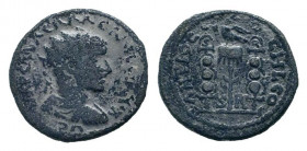 PISIDIA.Antioch.Aemilian. 253 AD.AE Bronze. IMP C M ACM AEMILLIANO AVG, Radiate, draped and cuirassed bust of Aemilian to right / ANTIO CHIO CL A - S ...