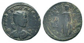 CILICIA.Tarsus.Otacilia Severa.244-249 AD.AE Bronze.ΩΤΑΚΙΛ ϹƐΥΗΡΑΝ ƐΥΤ ƐΥϹ ϹƐΒ, diademed and draped bust of Otacilia Severa, right / ΤΑΡϹΟΥ ΜΗΤΡΟΠΟΛƐΩ...