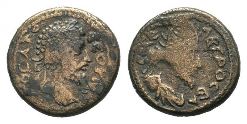 MESOPOTAMIA.Edessa.Septimius Severus and Abgar VIII.193-211 AD. AE Bronze…... ϹƐ...