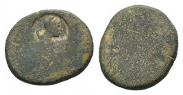 PISIDIA.Antioch.AE Bronze.Blank worn surface, Countermark, Men to right and wearing Phrygian cap / Blank worn surface.Howgego 18.Fine.


Weight : 4.2 ...