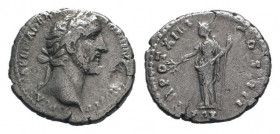 ANTONINUS PIUS.138-161 AD.Rome mint.AR Denarius. IMP CAES T AEL HADR ANTONINVS AVG PIVS P P, Head of Antoninus Pius, laureate, right / TR POT XIIII CO...