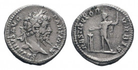 SEPTIMIUS SEVERUS.193-211 AD.Rome mint.AR Denarius.SEVERVS AVG PART MAX, Head of Septimius Severus, laureate, right / RESTITVTOR VRBIS, Septimius Seve...