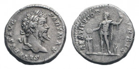 SEPTIMIUS SEVERUS.193-211 AD.Rome mint.AR Denarius.SEVERVS AVG - PART MAX, Head of Septimius Severus, laureate, right / RESTITVTOR - VRBIS,Septimius S...