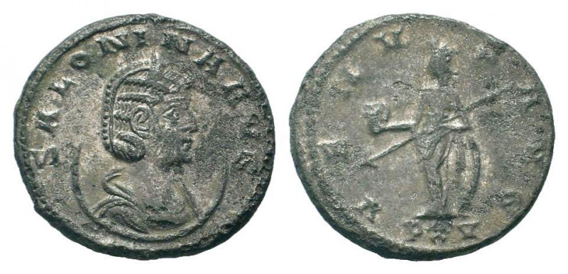 SALONINA.254-268 AD. Sisac mint.BI Antoninianus.SALONINA AVG, Draped bust right,...