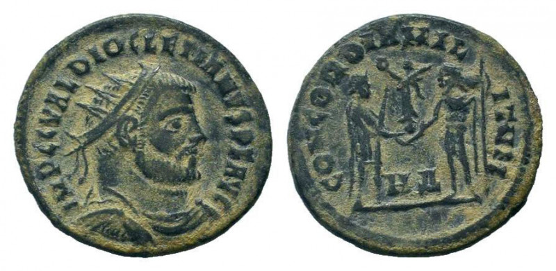 DIOCLETIAN.284-305 AD.Heraclea mint.BI Antoninianus.IMP C C VAL DIOCLETIANVS P F...
