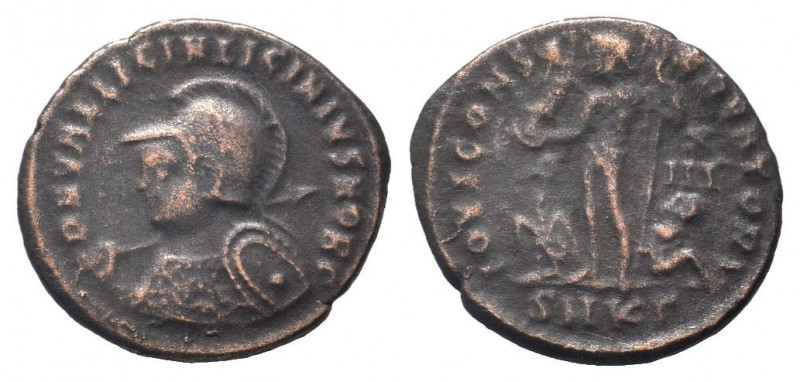 LICINIUS II.318-320 AD.Cyzicus mint.AE Follis.D N VAL LICIN LICINIVS NOB C, helm...