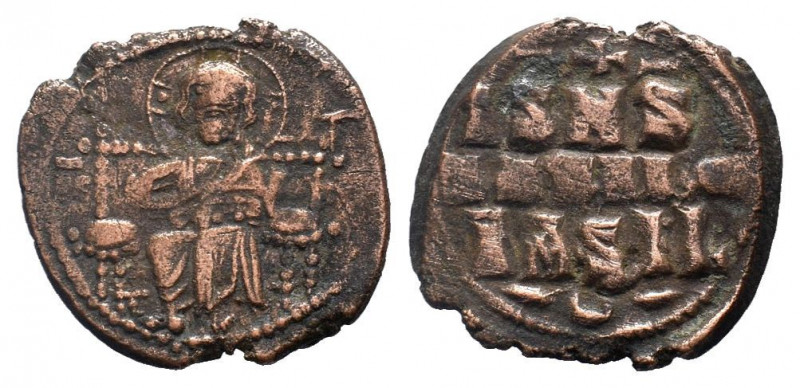 CONSTANTINE IX.1042-1055 AD.Class D Anonymous.AE follis. IC to left, XC to right...