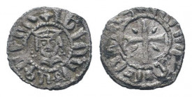 CILICIAN ARMENIA.Levon V. 1374-1393 AD. BI Denier.Crowned bust facing / Cross pattée, with pellet in each angle. AC 503.Good very fine.

Weight : 0.6 ...