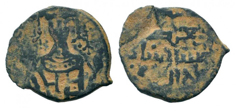 SELJUQ of RUM.Kaykhusraw I. 1st Reign. 1192-1199 AD.No Mint.No Date.AE Fals. Byz...