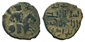 SELJUQ of RUM.Kaykhusraw I.1st Reign.1192-1196 AD.No Mint & No Date.AE Fals.Horseman right, holding sword / Arabic legend. Album 1202.Fine.

Weight : ...