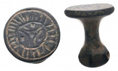 Crusaders.Circa 11th-12th century AD.Nice bronze Matrix Seal

Weight : 10.0 gr

Diameter : 20X17 mm