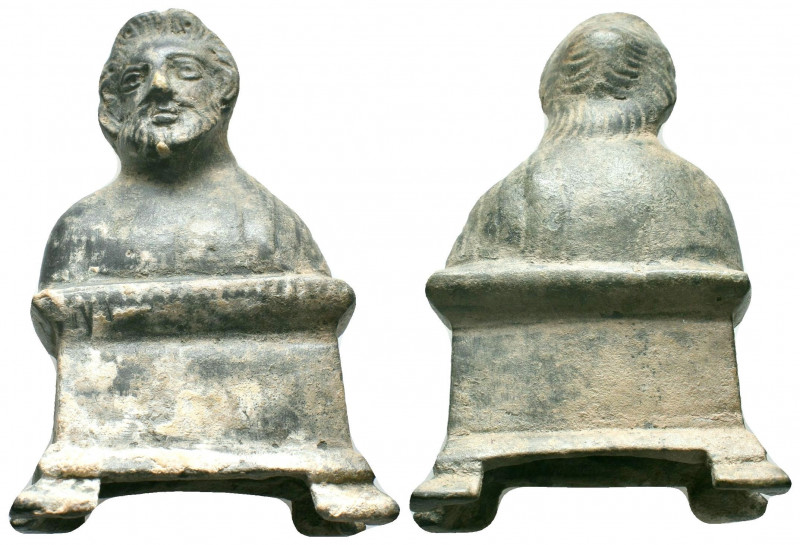 Ancient Rome.Circa 1st-3rd century AD.Bronze Bust Statue of Zeus

Weight : 96.8 ...