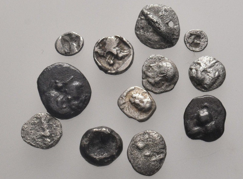 12 Greek obols.SOLD AS SEEN. NO RETURN.