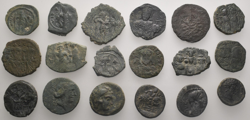 18 Ancient coins.SOLD AS SEEN. NO RETURN.