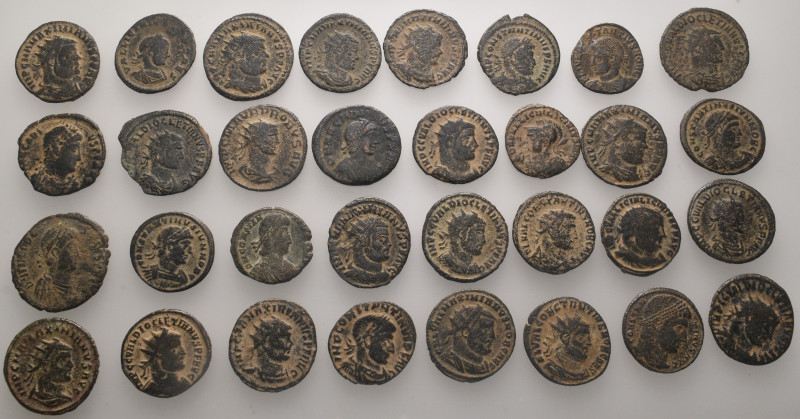 32 Roman follis.SOLD AS SEEN. NO RETURN.