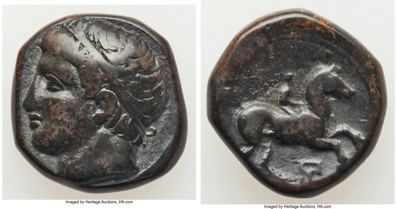 MACEDONIAN KINGDOM. Philip II (359-336 BC). AE unit (18mm, 7.16 gm, 2h). Fine. U...