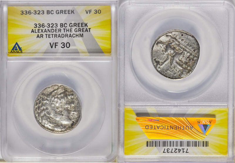 MACEDONIAN KINGDOM. Alexander III the Great (336-323 BC). AR tetradrachm (26mm, ...