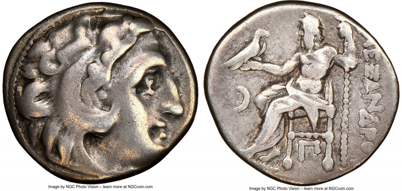 MACEDONIAN KINGDOM. Alexander III the Great (336-323 BC). AR drachm (17mm, 4.02 ...