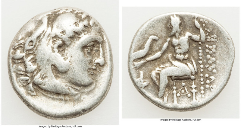 MACEDONIAN KINGDOM. Alexander III the Great (336-323 BC). AR drachm (17mm, 4.14 ...