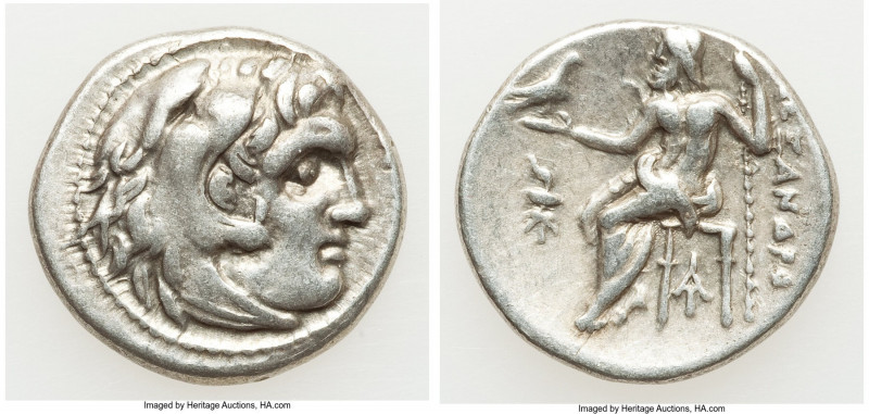 MACEDONIAN KINGDOM. Alexander III the Great (336-323 BC). AR drachm (18mm, 4.16 ...